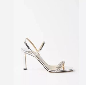 BRAND NEW Jimmy Choo Silver Meira Size 37